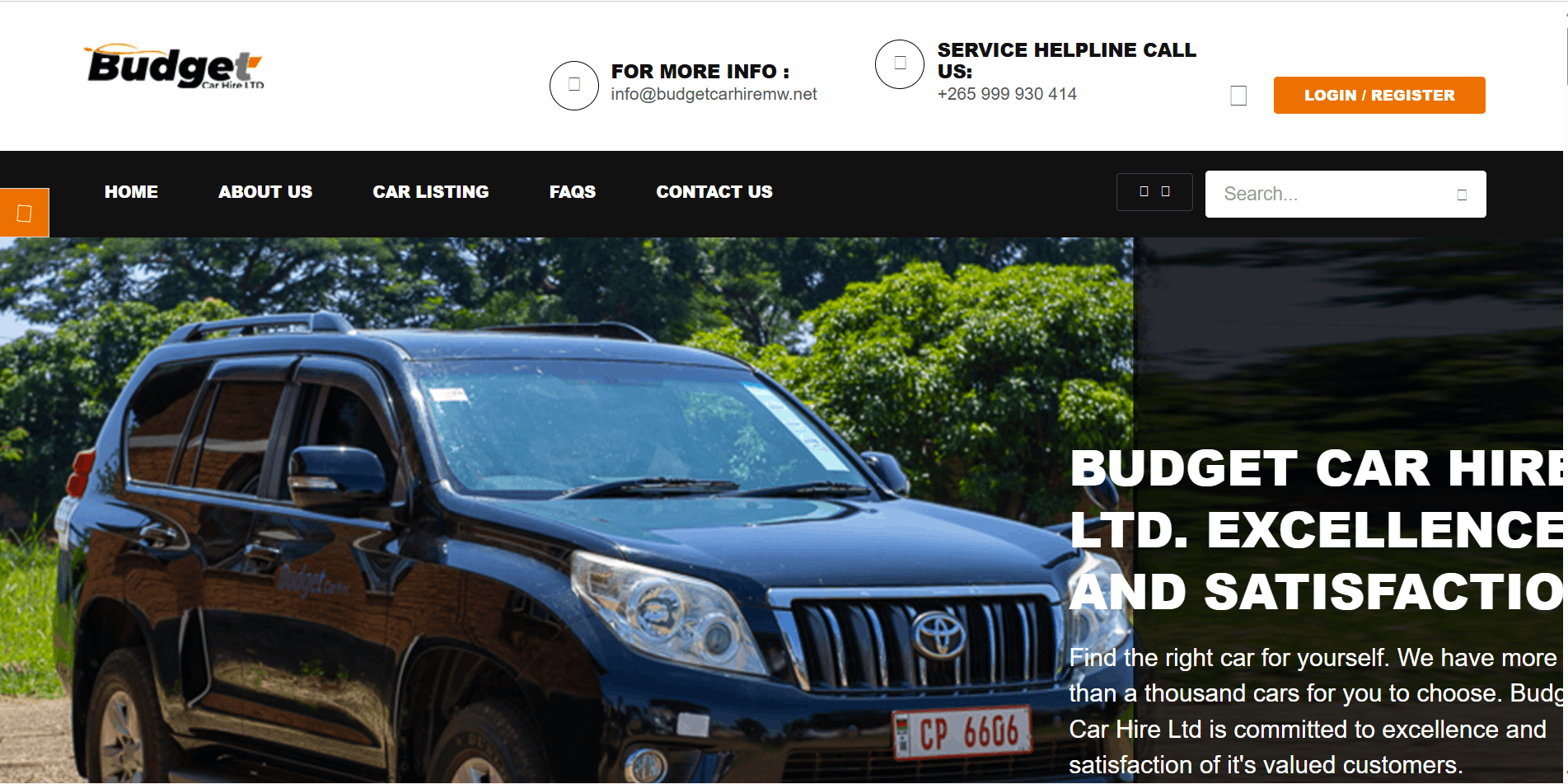 Budget Car Hire project image